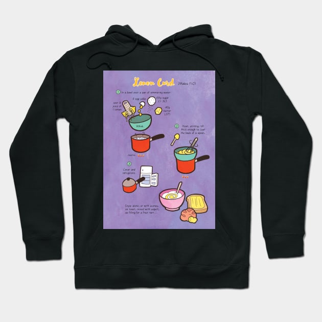 Lemon Curd recipe Hoodie by Cedarseed